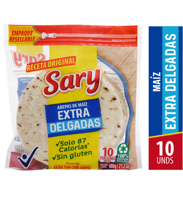 AREPAS DE MAIZ EXTRADELGADAS