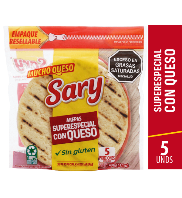 AREPAS SUPERESPECIAL CON QUESO