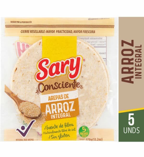 AREPAS DE ARROZ INTEGRAL