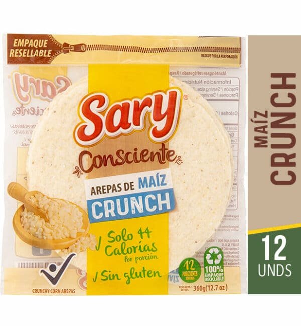 AREPAS DE MAIZ CRUNCH